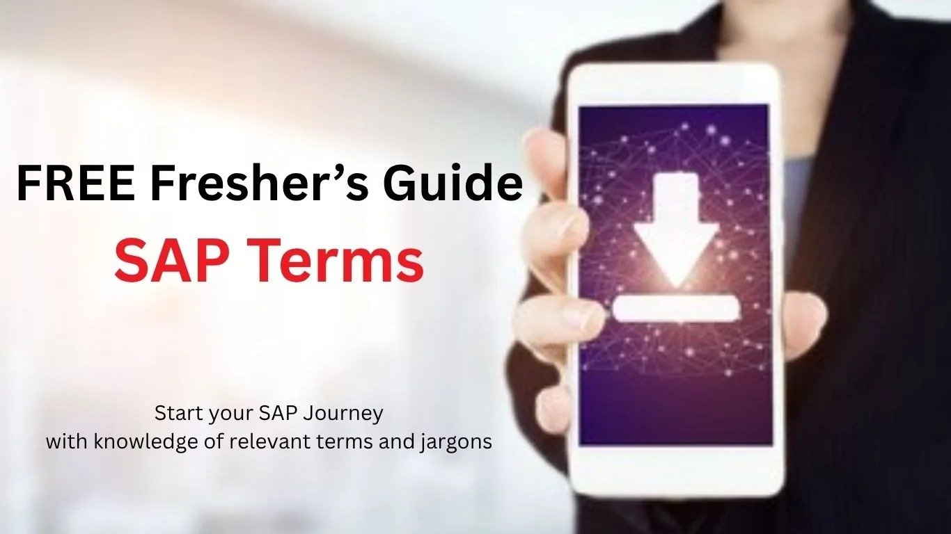 Free Freshers Guide to SAP Terms - SAP FICO Course